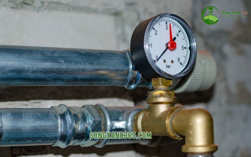 Van đo áp lực nước, van giảm áp cũng ảnh hưởng tới Chi phí lắp đặt hệ thống tưới