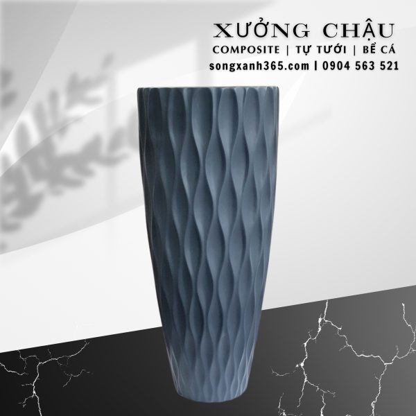 Chậu trồng cây composite cao cấp Diamond Decor