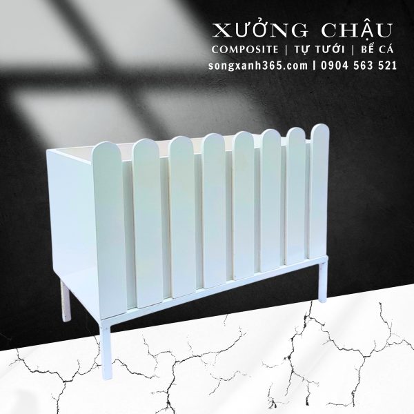 Chậu composite hàng rào